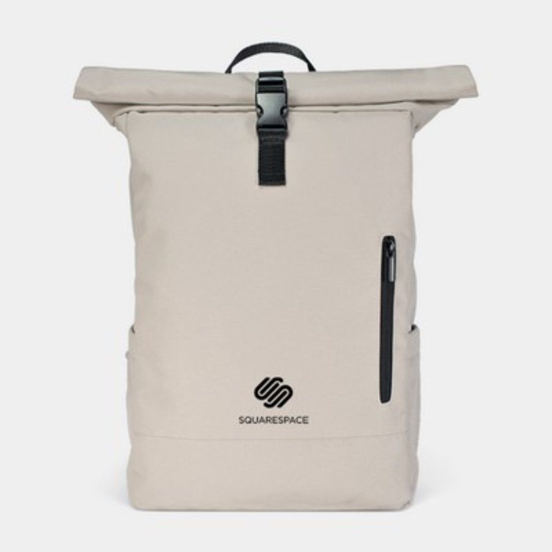 Roll Top Laptop Backpack
