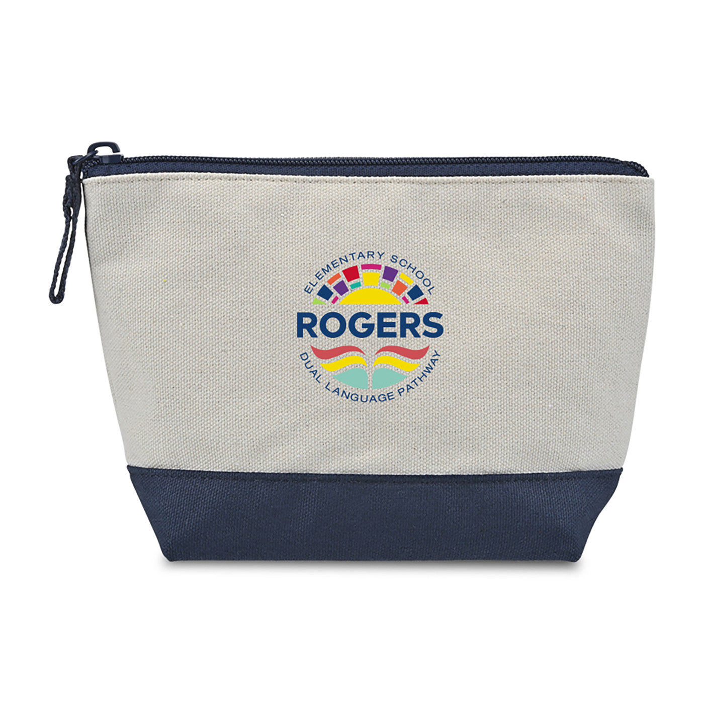 Canvas Zippered Pouch
