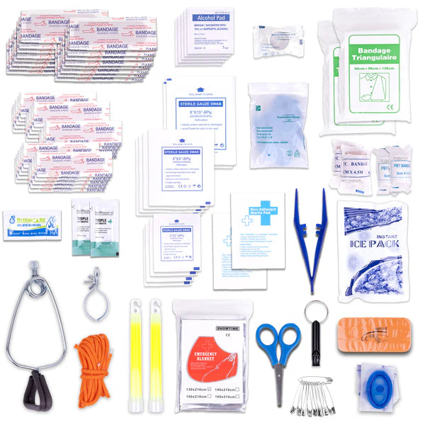 92pc OSHA Compliant First Aid Kit with Water Proof Dry Bag
