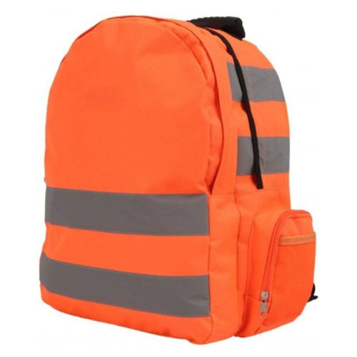Hi Viz Reflective Tape Utility Safety Backpack